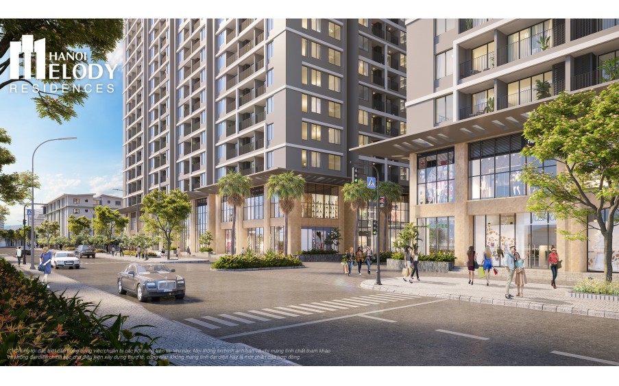 Căn hộ chung cư 3PN Quận Hoàng Mai với nhiều chính sách ưu đãi từ CĐT dự án Hanoi Melody Residences.